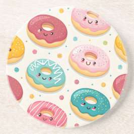 Porta-copos Padrão de Donuts