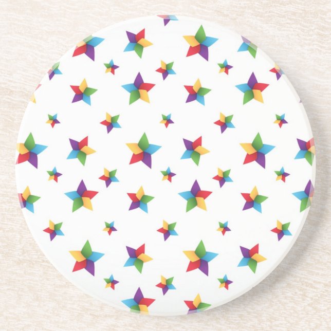 Porta-copos Padrão de estrelas (Frente)