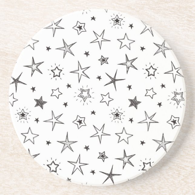 Porta-copos Padrão de estrelas (Frente)