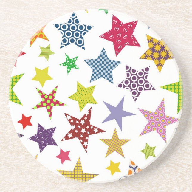 Porta-copos Padrão de estrelas (Frente)