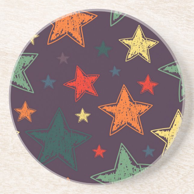 Porta-copos Padrão de estrelas (Frente)