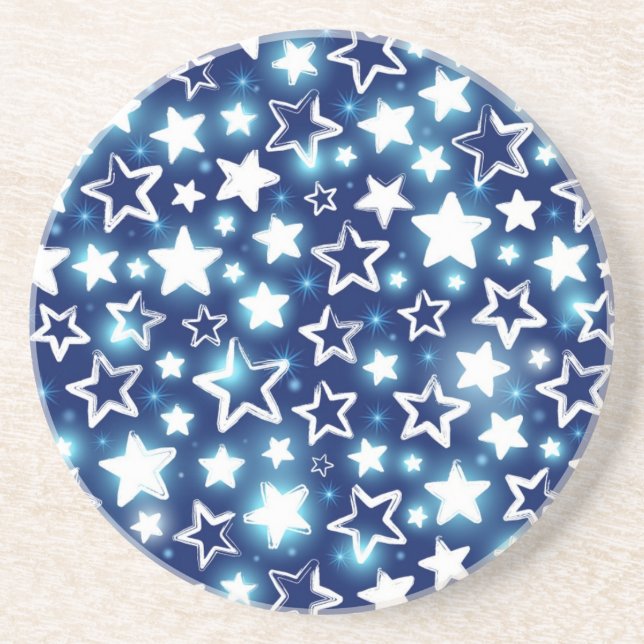 Porta-copos Padrão de estrelas (Frente)