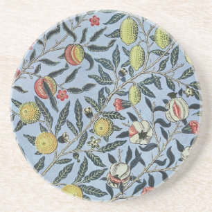 Porta-copos Padrão de Frutas Romã Vintage de William Morris