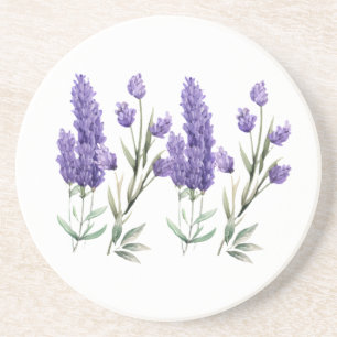 Porta-copos Padrão de Lavanda francês