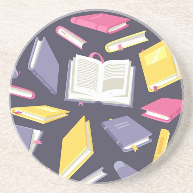 Porta-copos Padrão de livro (Frente)