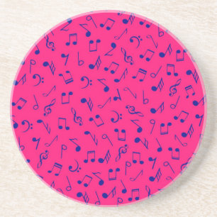 Porta-copos Padrão de música