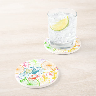 Porta-copos Padrão de Neon de Cor Brilhante de Bicicleta Moder