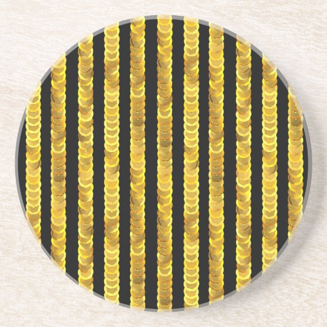 Porta-copos Padrão de sequências, miçangas, rotinas, moda 3D. (Frente)