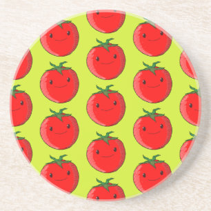 Porta-copos Padrão de tomate de cartoon bonito
