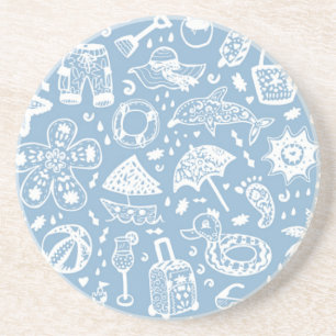 Porta-copos Padrão de Verão