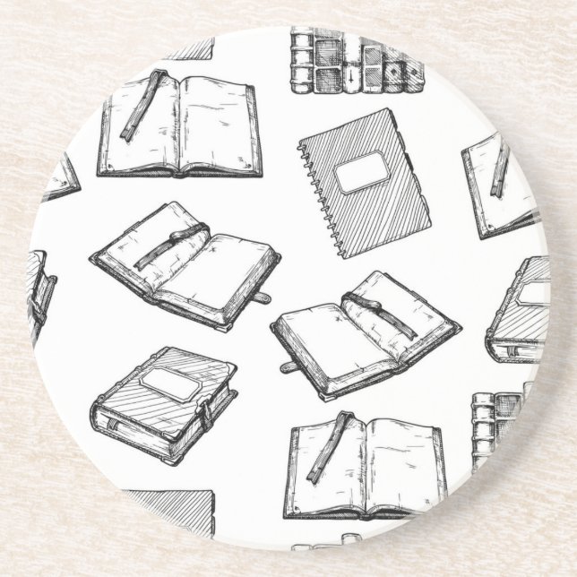 Porta-copos Padrão do livro (Frente)