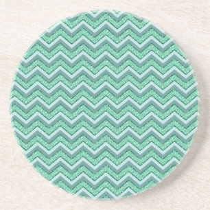 Porta-copos Padrão Emerald Chevron Facultado