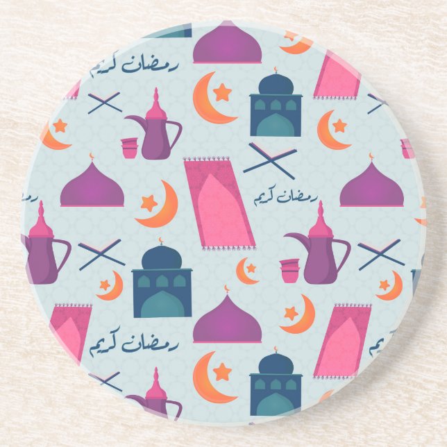 Porta-copos Padrão Feliz Ramadão (Frente)