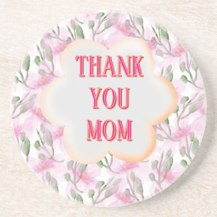 Porta-copos Padrão floral em aquarela personalizado e customiz