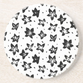 Porta-copos Padrão Floral Reconstruído - Gótico acromático