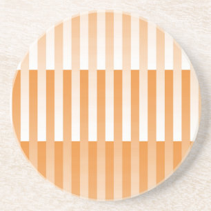 Porta-copos Padrão Listrado Laranja Branco