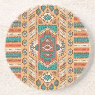 Porta-copos Padrão tribal, perfeito para decoração.