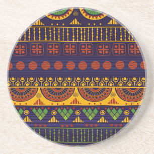 Porta-copos Padrão tribal, versátil para vários usos.