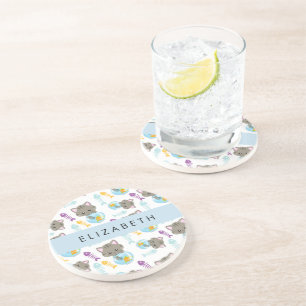 Porta-copos Padrões De Gatos, Gatos Frescos, Gatinhos, Seu Nom