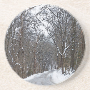 Porta-copos Painterly Rodoviária Coberta por Neve Ozark