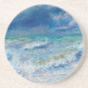 Porta-copos Paisagem marinha de Pierre-Auguste Renoir Arte Fin