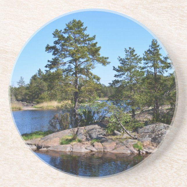 Porta-copos Paisagem sueca (Frente)