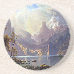 Porta-copos Paisagem Vintage, Lago Tahoe por Albert Bierstadt