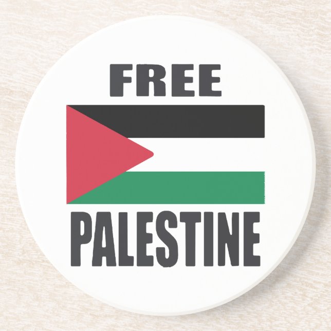 Porta-copos Palestina Livre (Frente)