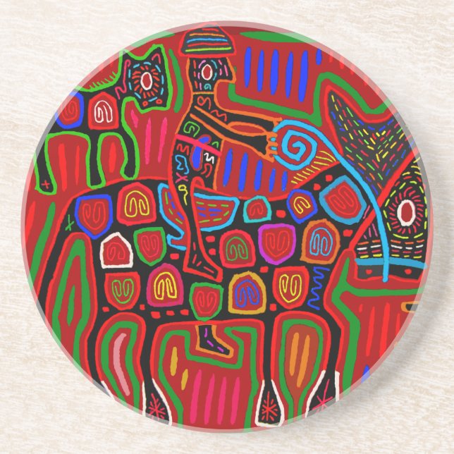 Porta-copos Panama Mola - Salve um Cavalo Monte um Cowboy (Frente)