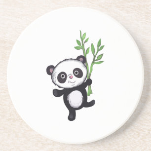 PORTA-COPOS PANDA COM BAMBU