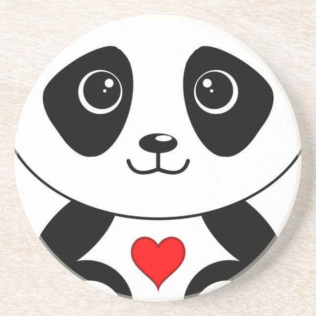 Porta-copos Panda Loving (Frente)
