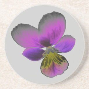 Porta-copos Pansy Wild Dark Portas copos Roxas