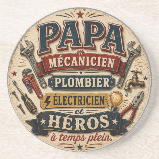 Porta-copos Papa fête des pères