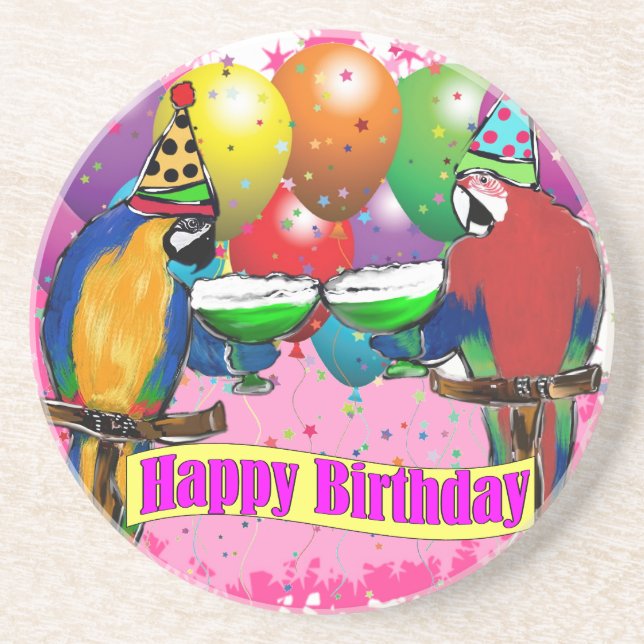 Porta-copos PAPagaios DE ANIVERSÁRIO (Frente)