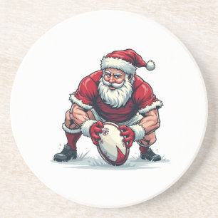 Porta-copos Papai Noel Jogando Futebol Fantasia Jogador de Nat