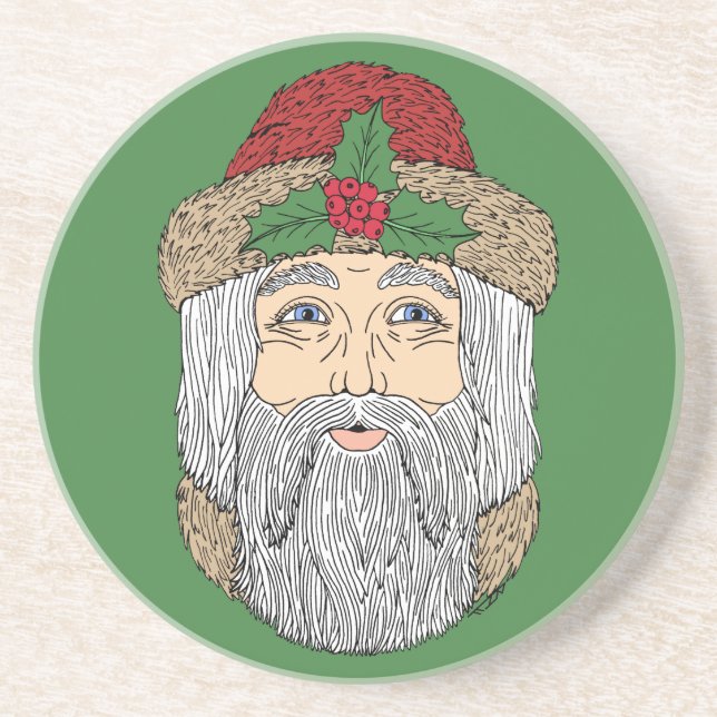 Porta-copos Papai Noel/Pai Natal (Frente)