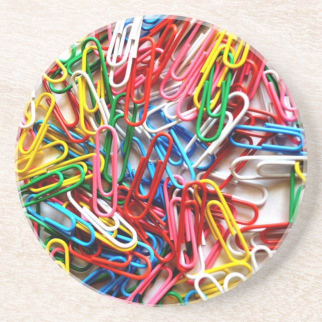 Porta-copos Paperclip Rainbow (Frente)