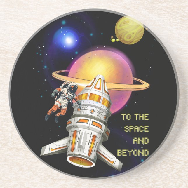 Porta-copos Para o espaço e além (Frente)