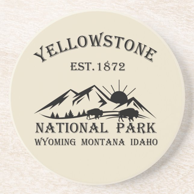 Porta-copos Parque Nacional de Yellowstone (Frente)