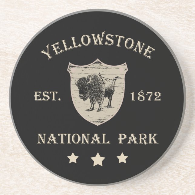 Porta-copos parque nacional yellowstone (Frente)