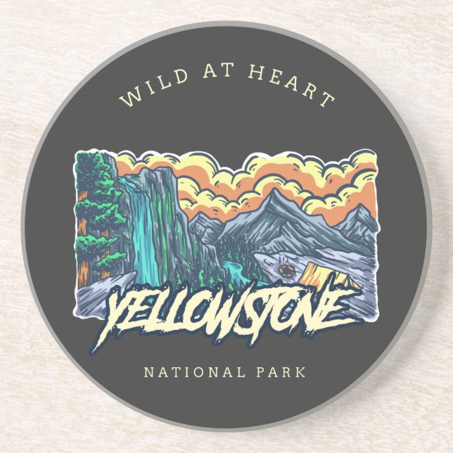 Porta-copos Parque Nacional Yellowstone (Frente)