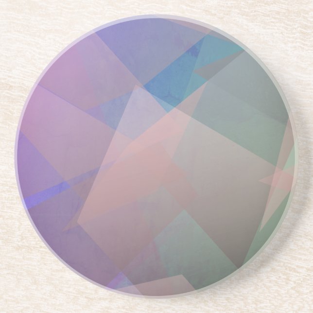 Porta-copos Partículas Abstratas Voadoras | Formas Geométricas (Frente)