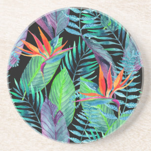 Porta-copos Pássaro da aguarela de paraíso