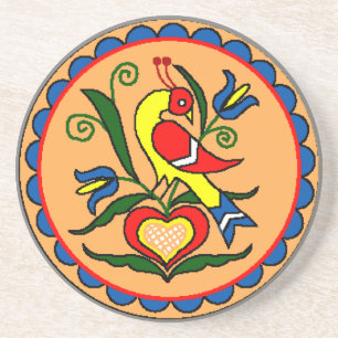 Porta-copos Pássaro do Dutch do sinal do Hex