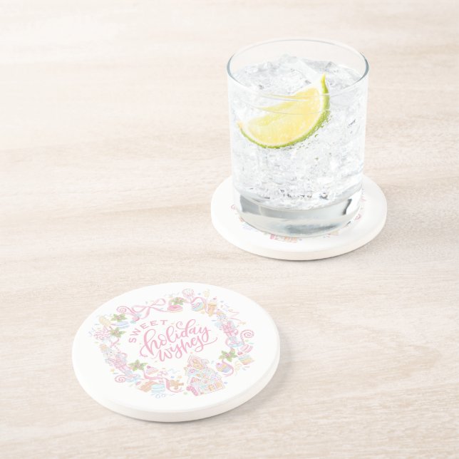 Porta-copos Pastel Treats | Sweet Holiday Wishes (Lateral)