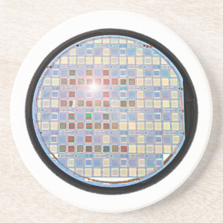 Porta-copos Pastilha de Silício em um Chip com Fundo Branco