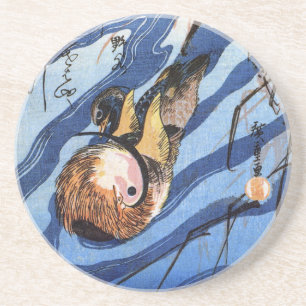 Porta-copos Pato de mandarino, Hiroshige