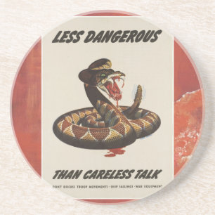 Porta copos patriótica do poster de WWII