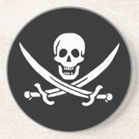 Pavilha de Sinalizador Pirata com Espadas Cruzadas