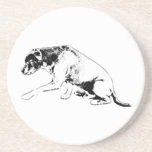 Porta-copos Pawshake de perfil lateral — Combinação de Pitbull